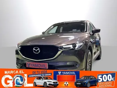 Usado Mazda CX-5 150 CV (110 kW) 2018 Gris SUV