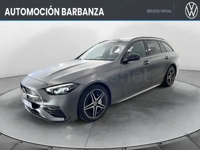 Usado Mercedes C220 200 CV (147 kW) 2021 Gris / plata Familiar