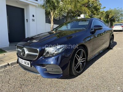 Usado Mercedes E200 184 CV (135 kW) 2018 Azul Coupe