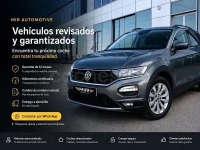 Usado VW T-Roc Advance 150 CV (110 kW) 2021 Gris / plata SUV