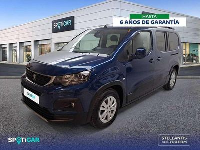 Usado Peugeot Rifter Allure 131 CV (96 kW) 2020 Azul Monovolumen