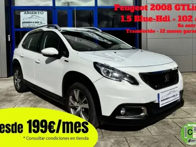 Usado Peugeot 2008 Allure 99 CV (72 kW) 2019 Blanco SUV