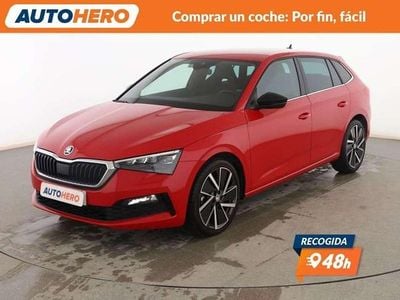 Usado Skoda Scala Ambition 150 CV (110 kW) 2019 Rojo Utilitario