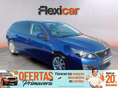 Usado Peugeot 308 131 CV (96 kW) 2019 Azul Berlina