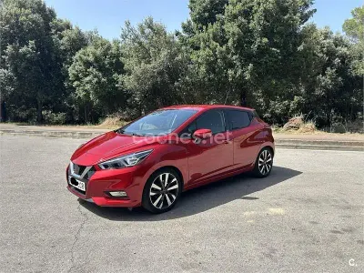 Usado Nissan Micra Acenta 100 CV (73 kW) 2019 Rojo Utilitario
