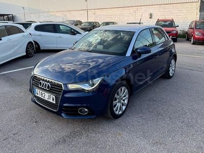 Usado Audi A1 Sportback 86 CV (63 kW) 2014 Azul Utilitario