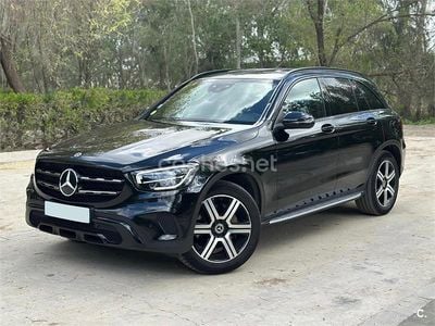 Usado Mercedes GLC220 170 CV (125 kW) 2020 Negro SUV