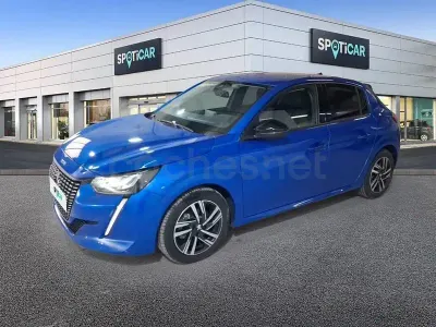 Usado Peugeot 208 Allure 100 CV (73 kW) 2023 Azul Utilitario
