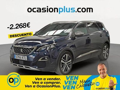 Usado Peugeot 5008 GT 180 CV (132 kW) 2019 Azul SUV