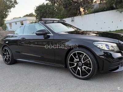 Usado Mercedes C220 194 CV (142 kW) 2019 Negro Descapotable