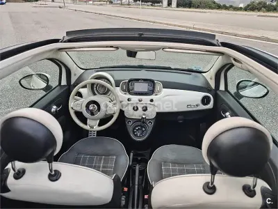 Usado Fiat 500C Lounge 69 CV (50 kW) 2018 Blanco Descapotable