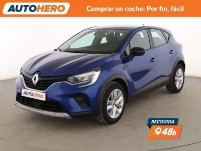 Usado Renault Captur Intens 91 CV (66 kW) 2021 Azul SUV