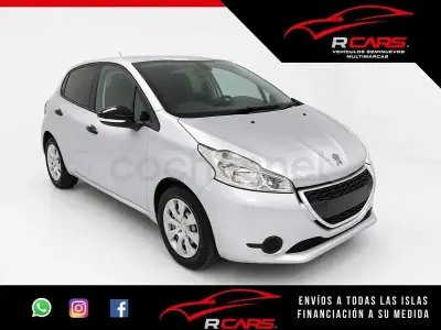 Usado Peugeot 208 Style 82 CV (60 kW) 2016 Gris / plata Utilitario