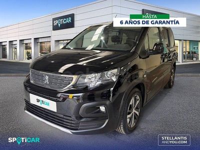 Usado Peugeot Rifter Allure 110 CV (80 kW) 2019 Negro Monovolumen