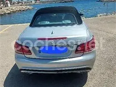 Usado Mercedes E350 252 CV (185 kW) 2015 Gris / plata Descapotable