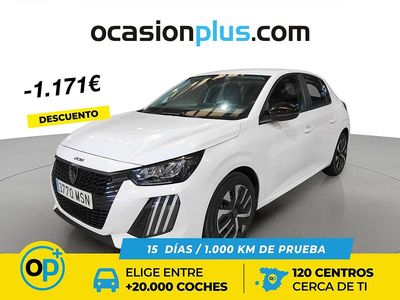 Usado Peugeot 208 Active 100 CV (73 kW) 2024 Blanco Utilitario