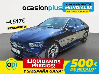 Usado Mercedes C200 163 CV (119 kW) 2023 Azul Berlina