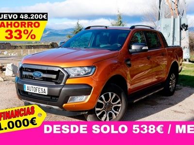 usado Ford Ranger 3.2 TDCI 4X4 DOBLE CABINA WILDTRACK 200cv 4P S/S # IVA DEDUCIBLE, NAVY, BOLA REMOLQUE