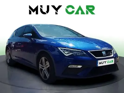 Usado Seat Leon FR 131 CV (96 kW) 2019 Azul Utilitario