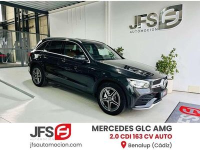 Usado Mercedes GLC220 163 CV (119 kW) 2020 Gris SUV