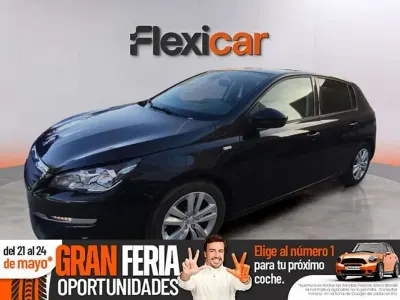 Usado Peugeot 308 Style 131 CV (96 kW) 2020 Negro Berlina