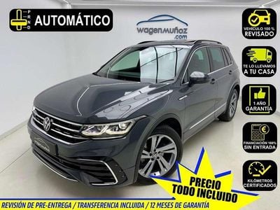 Usado VW Tiguan R-line 150 CV (110 kW) 2022 Gris SUV