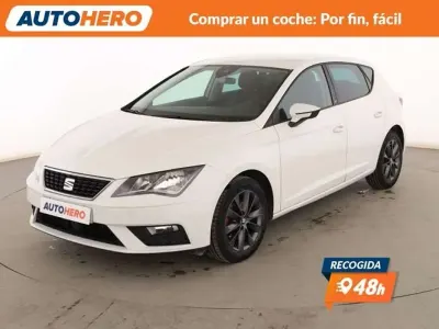 Usado Seat Leon Style 116 CV (85 kW) 2019 Blanco Berlina