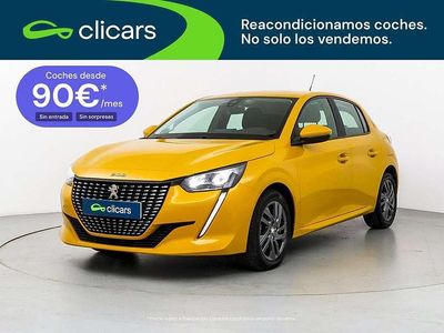 Usado Peugeot 208 Active 102 CV (75 kW) 2021 Amarillo Utilitario