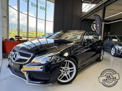 Usado Mercedes E220 170 CV (125 kW) 2016 Negro Descapotable
