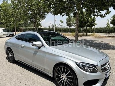 Usado Mercedes C220 AMG line 170 CV (125 kW) 2016 Gris / plata Coupe