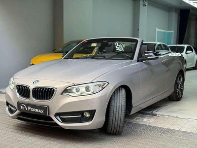 Usado BMW 220 Comfort Edition 184 CV (135 kW) 2015 Gris / plata Descapotable