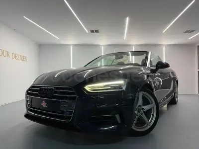 Usado Audi A5 Cabriolet S-Line 150 CV (110 kW) 2018 Gris / plata Descapotable
