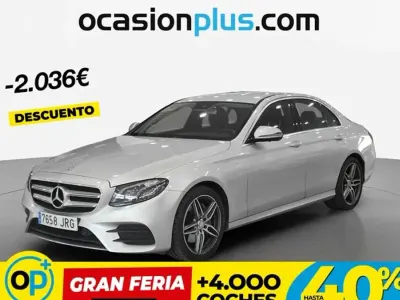 Usado Mercedes E220 194 CV (142 kW) 2016 Plateado Berlina