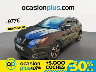 Usado Nissan Qashqai N-Connecta 110 CV (80 kW) 2016 Negro SUV