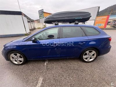 Usado Seat Leon FR 150 CV (110 kW) 2019 Azul Familiar