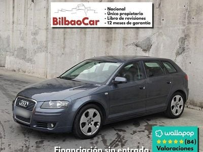 Usado Audi A3 Ambition 140 CV (102 kW) 2008 Gris / plata Utilitario