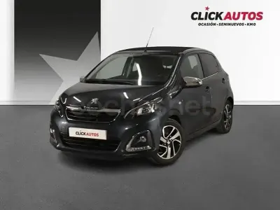 Usado Peugeot 108 Allure 72 CV (52 kW) 2021 Gris / plata Berlina