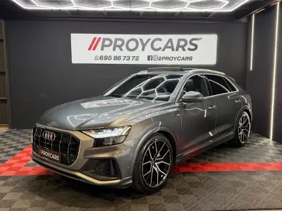 Usado Audi Q8 S-Line 286 CV (210 kW) 2019 Gris / plata SUV
