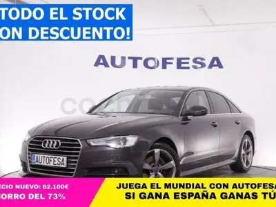 Usado Audi A6 190 CV (139 kW) 2017 Gris / plata Berlina