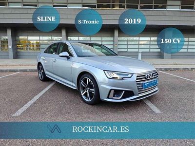 Usado Audi A4 S-Line 150 CV (110 kW) 2019 Gris Familiar