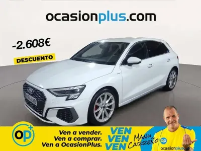 Usado Audi A3 Sportback S-Line 110 CV (80 kW) 2021 Blanco Utilitario