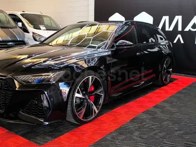 Usado Audi RS6 600 CV (441 kW) 2021 Negro Familiar