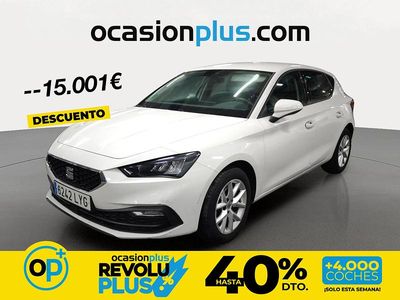 Usado Seat Leon Style 150 CV (110 kW) 2022 Blanco Berlina