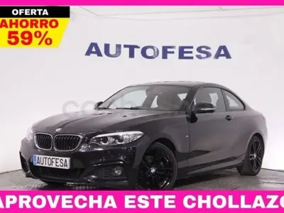 Usado BMW 220 M Sport 184 CV (135 kW) 2018 Negro Coupe