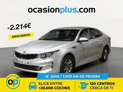 Usado Kia Optima 141 CV (103 kW) 2016 Gris plata Berlina