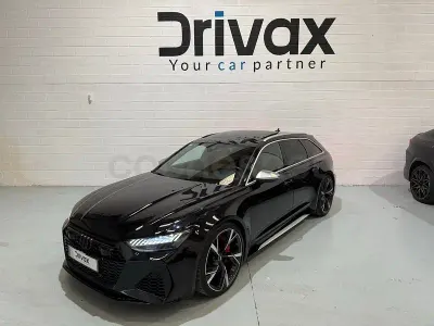 Usado Audi RS6 600 CV (441 kW) 2020 Negro Familiar