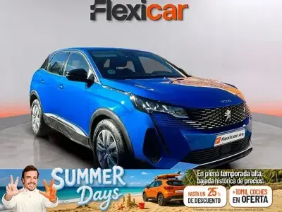 Usado Peugeot 3008 Active 130 CV (95 kW) 2022 Azul SUV