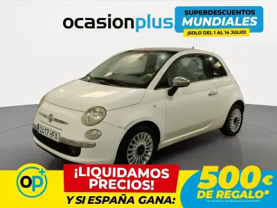 Usado Fiat 500 Lounge 69 CV (50 kW) 2011 Blanco Utilitario