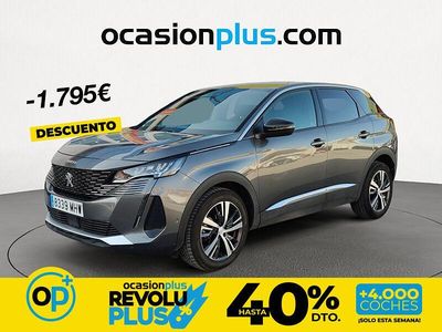 Usado Peugeot 3008 Allure 130 CV (95 kW) 2023 Gris SUV