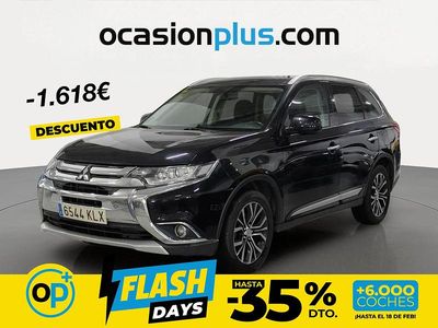 Usado Mitsubishi Outlander Motion 150 CV (110 kW) 2018 Negro SUV